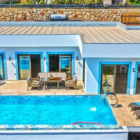 Goekseki 2 Bedroom Seaview With Private Pool Hot Tub Kaş