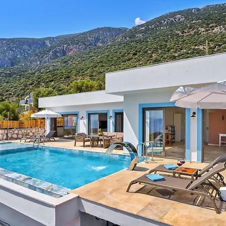 Goekseki 2 Bedroom Seaview With Private Pool Hot Tub * Kaş