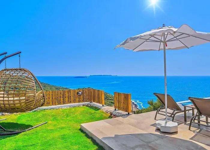 Goekseki 2 Bedroom Seaview With Private Pool Hot Tub Villa *