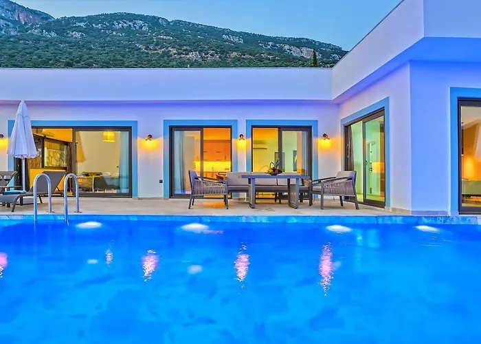 Villa Goekseki 2 Bedroom Seaview With Private Pool Hot Tub *